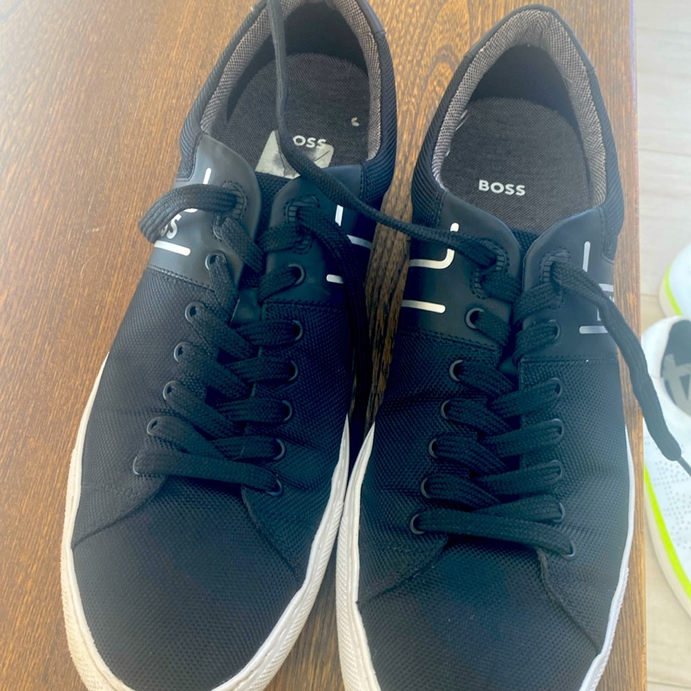 black hugo boss worn twice